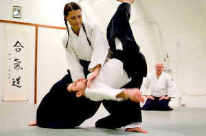 woman aikido